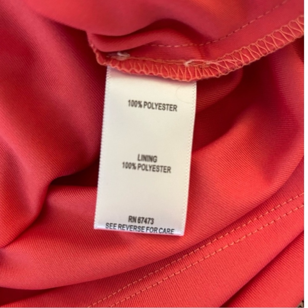 JUST…TAYLOR Floral Flouncy Mini Dress in Pinks  and Peach Size 16 -- SUPER CUTE! - Picture 10 of 12